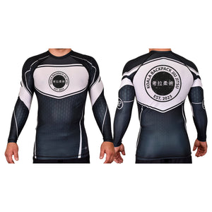 Koala Backpack Jiu Jitsu Academy Rash Guards Black/White #8004 E