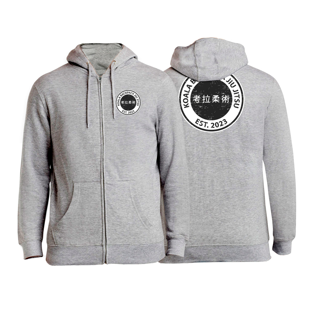 Koala Backpack Jiu Jitsu Academy Zip-Up Hoodies #8004 E