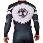 Foundation Chicago Academy Rash Guards Black/White #8005