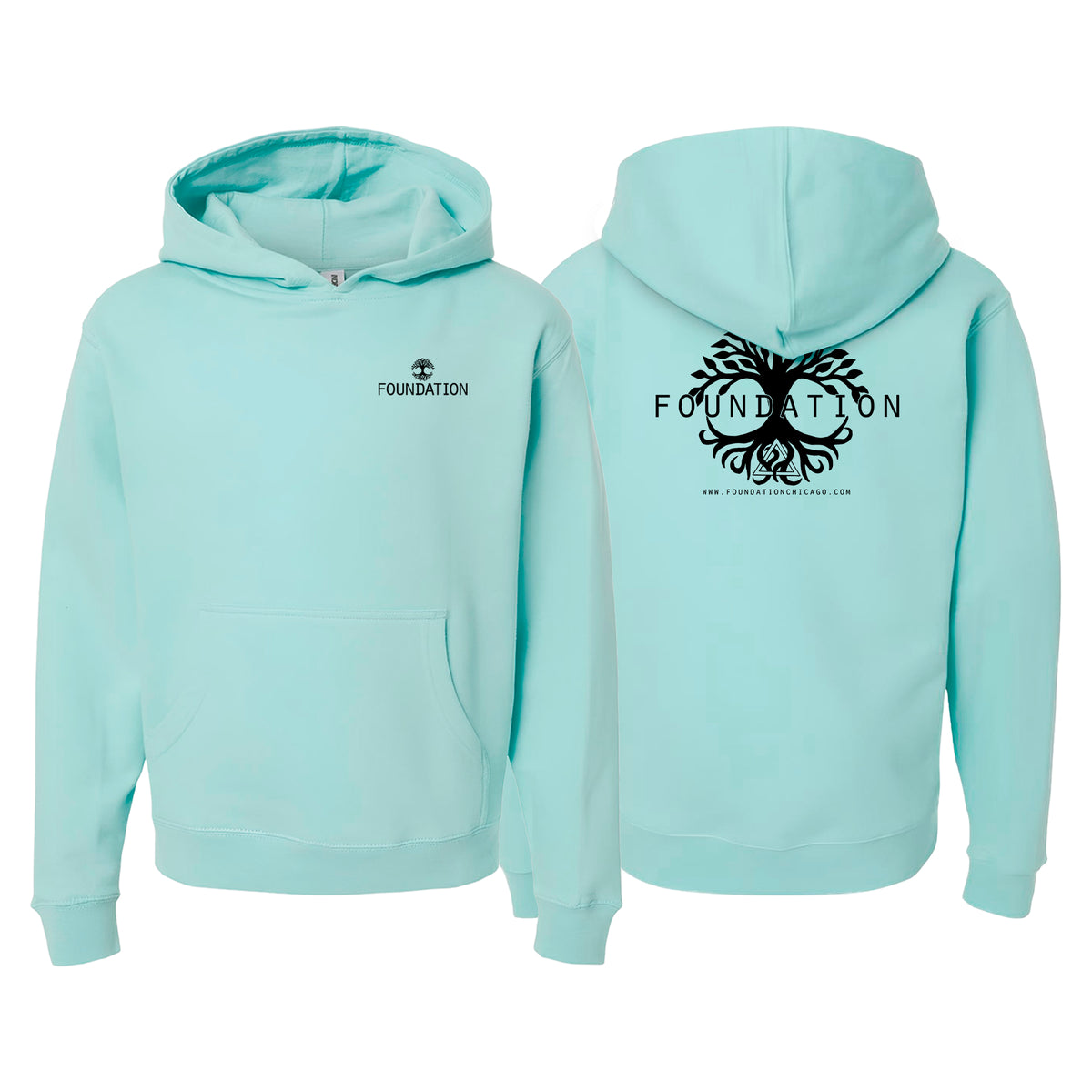 Foundation Chicago Academy Sweater Kids Hoodie #8005 A
