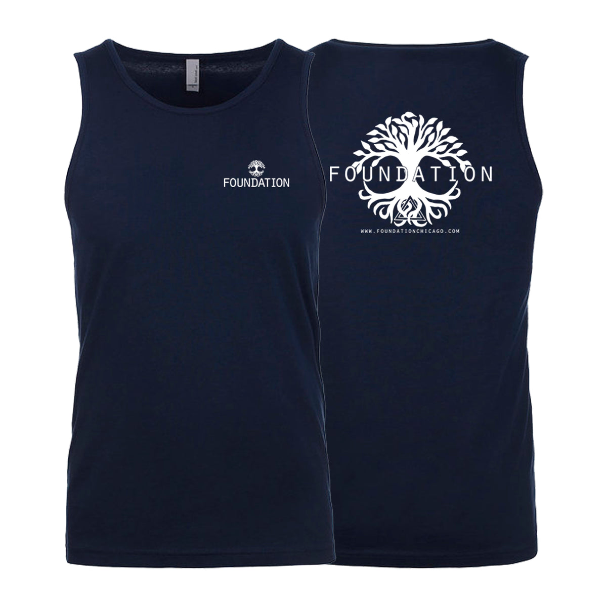 Foundation Chicago Next Level Tank Tops #8005 A
