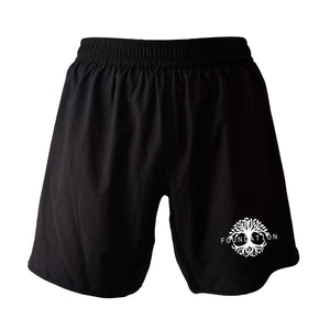 Foundation Chicago All Black Custom Shorts 2.0 #8005