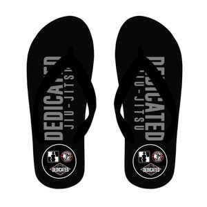 Dedicated Jiu Jitsu Academy Flip Flops #8006
