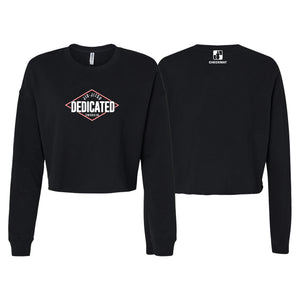 Dedicated Jiu Jitsu Women's Cropped Crewneck Sweatshirt #8006 B
