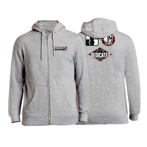 Dedicated Jiu Jitsu Academy Zip-Up Hoodies #8006 B