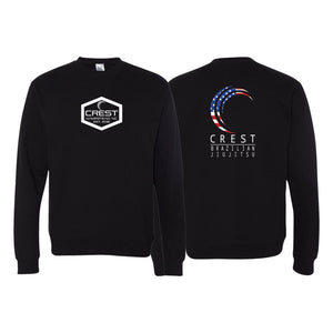 Crest Brazilian Jiu Jitsu Academy Crewneck Sweatshirt #8008 A