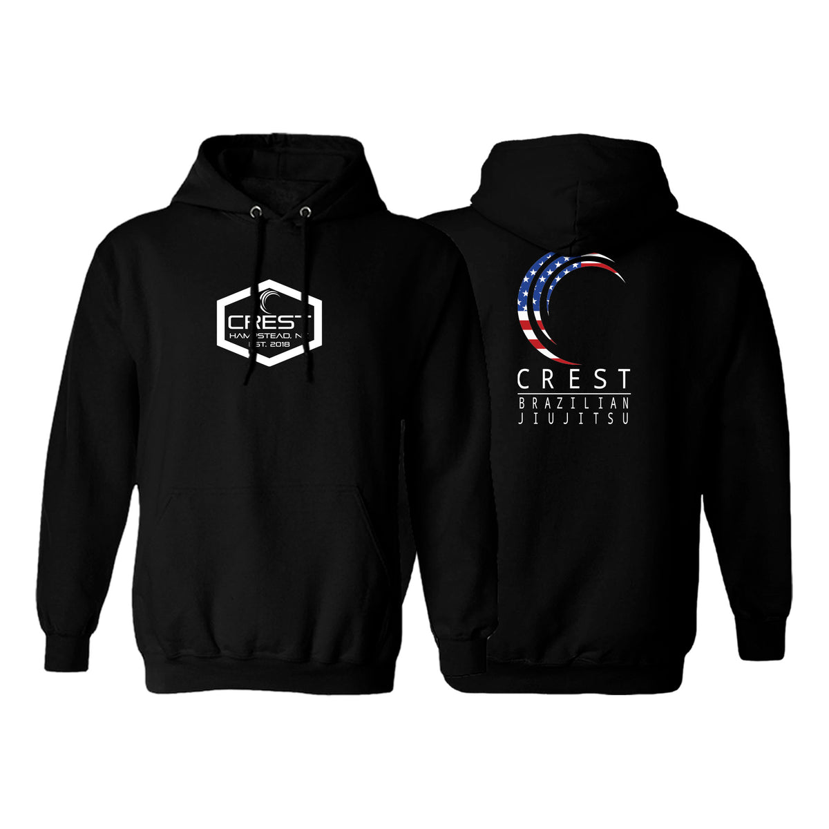 Crest Brazilian Jiu Jitsu Academy Sweater Hoodie #8008 A