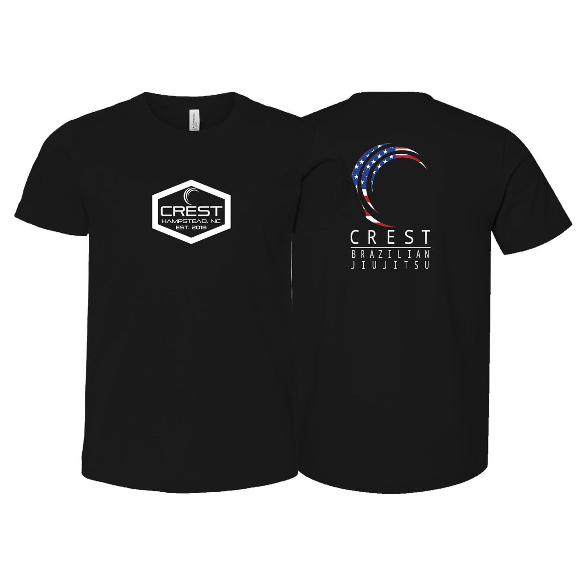 Crest Brazilian Jiu Jitsu Academy Kids Shirts #8008 A