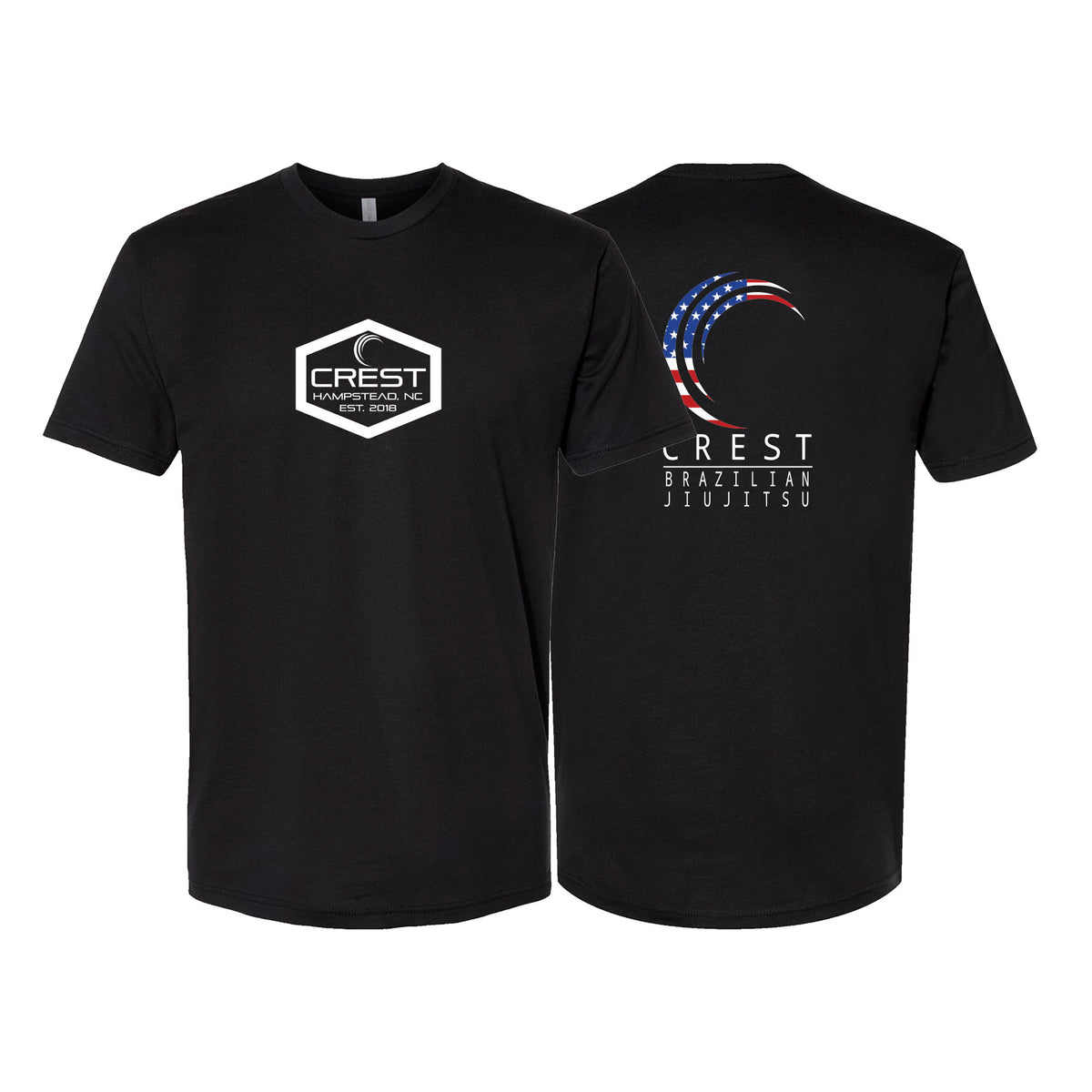 Crest Brazilian Jiu Jitsu Next Level Adult Shirts #8008 A