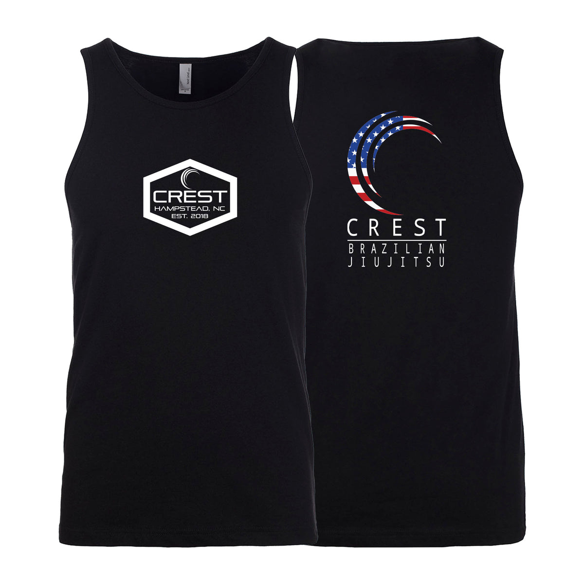 Crest Brazilian Jiu Jitsu Next Level Tank Tops #8008 A