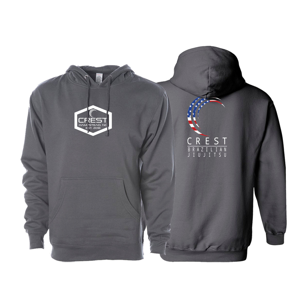 Crest Brazilian Jiu Jitsu Academy Sweater Hoodie #8008 A