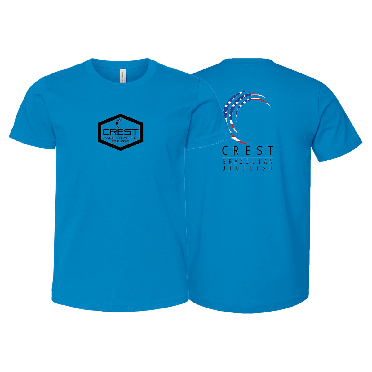 Crest Brazilian Jiu Jitsu Academy Kids Shirts #8008 A