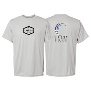 Crest Brazilian Jiu Jitsu Academy Dry Fit Shirts #8008 A