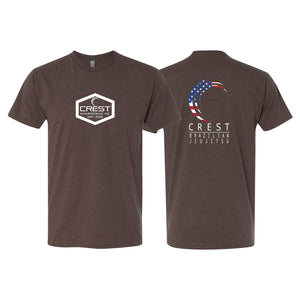 Crest Brazilian Jiu Jitsu Next Level CVC Shirt #8008 A