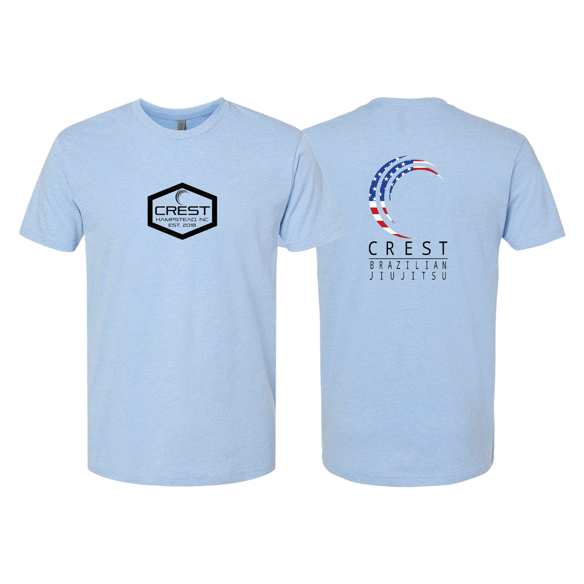 Crest Brazilian Jiu Jitsu Next Level CVC Shirt #8008 A