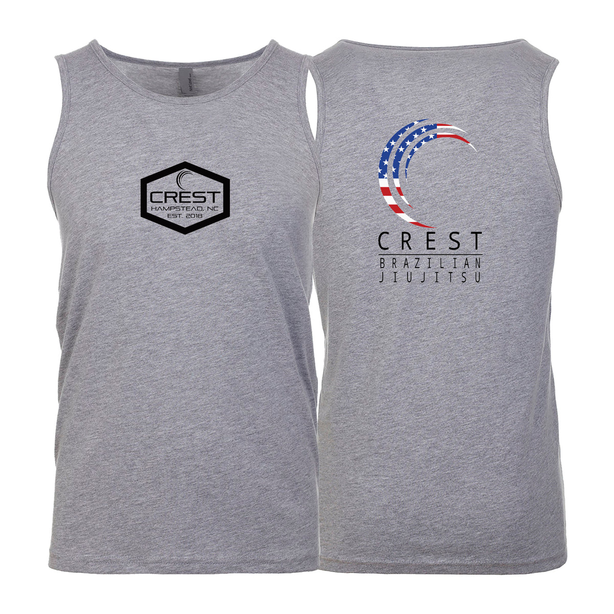 Crest Brazilian Jiu Jitsu Next Level Tank Tops #8008 A