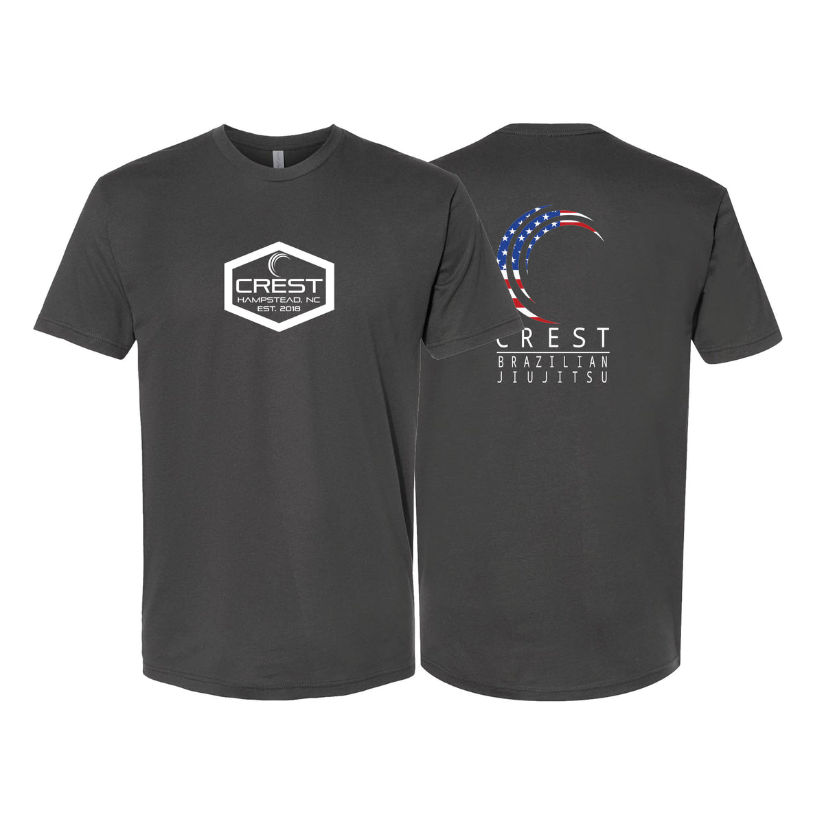 Crest Brazilian Jiu Jitsu Next Level Adult Shirts #8008 A