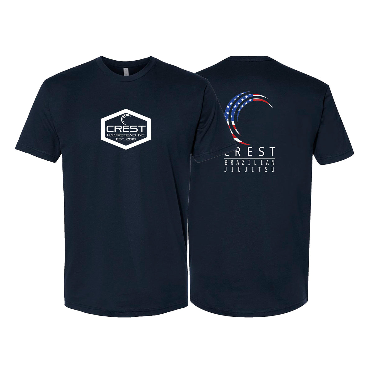 Crest Brazilian Jiu Jitsu Next Level Adult Shirts #8008 A