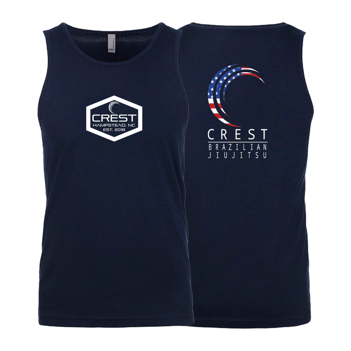 Crest Brazilian Jiu Jitsu Next Level Tank Tops #8008 A