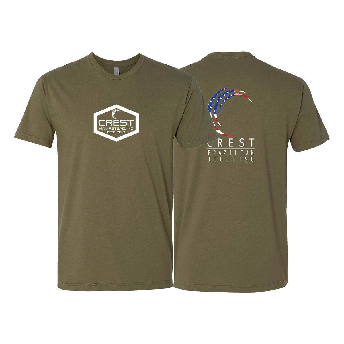 Crest Brazilian Jiu Jitsu Next Level Adult Shirts #8008 A