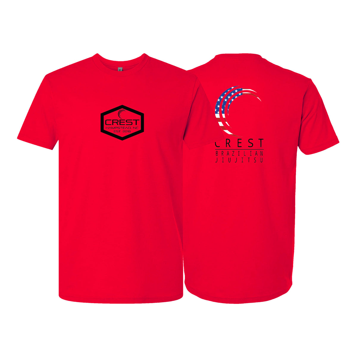 Crest Brazilian Jiu Jitsu Next Level Adult Shirts #8008 A