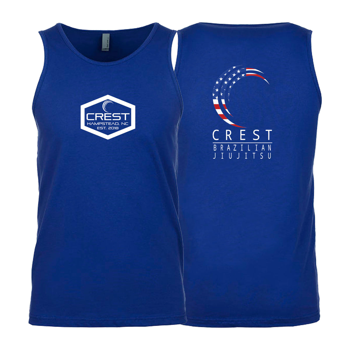 Crest Brazilian Jiu Jitsu Next Level Tank Tops #8008 A