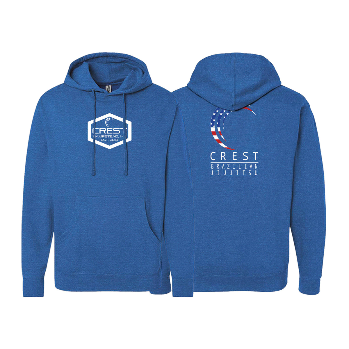 Crest Brazilian Jiu Jitsu Academy Sweater Hoodie #8008 A