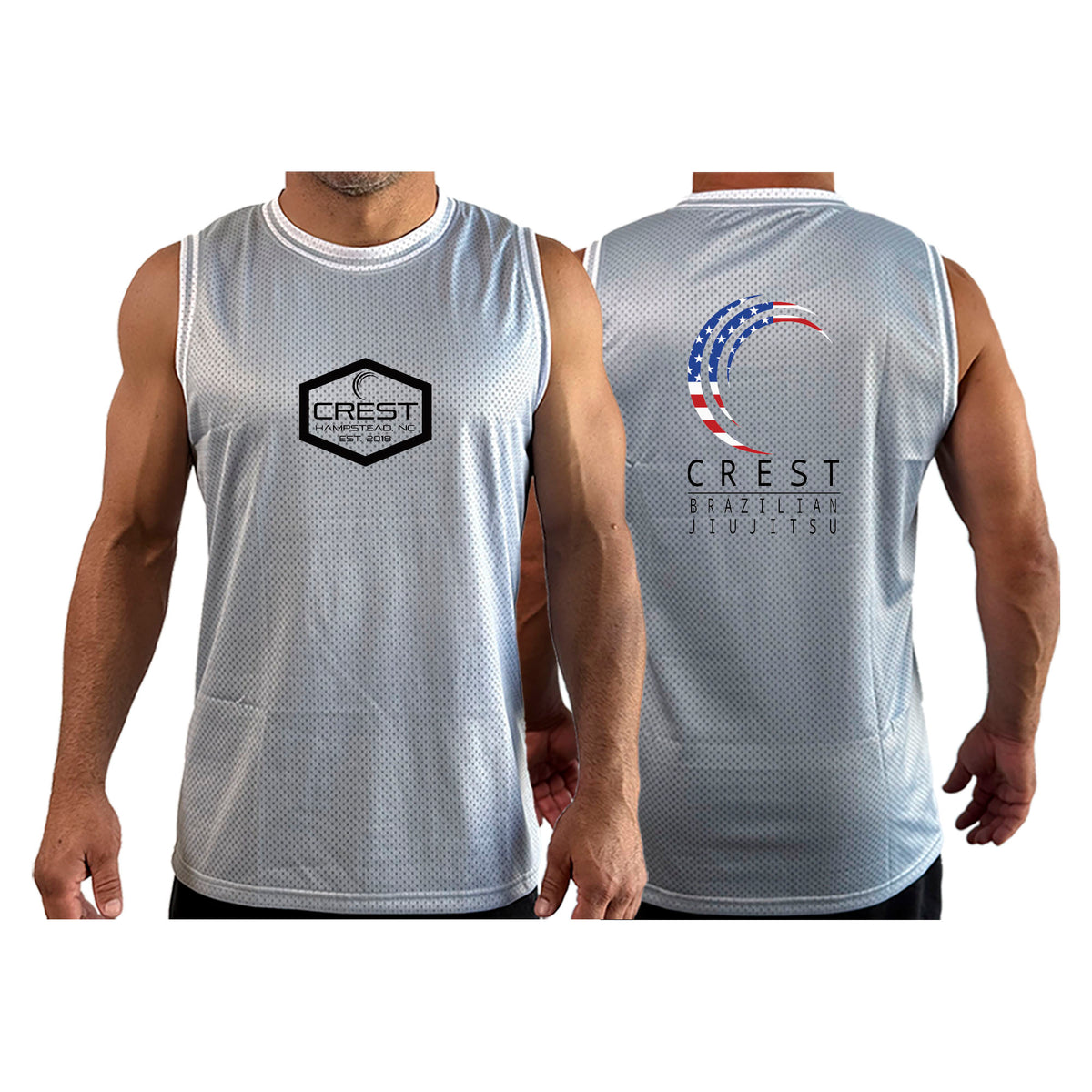 Crest Brazilian Jiu Jitsu Academy Basketball Jerseys #8008 A