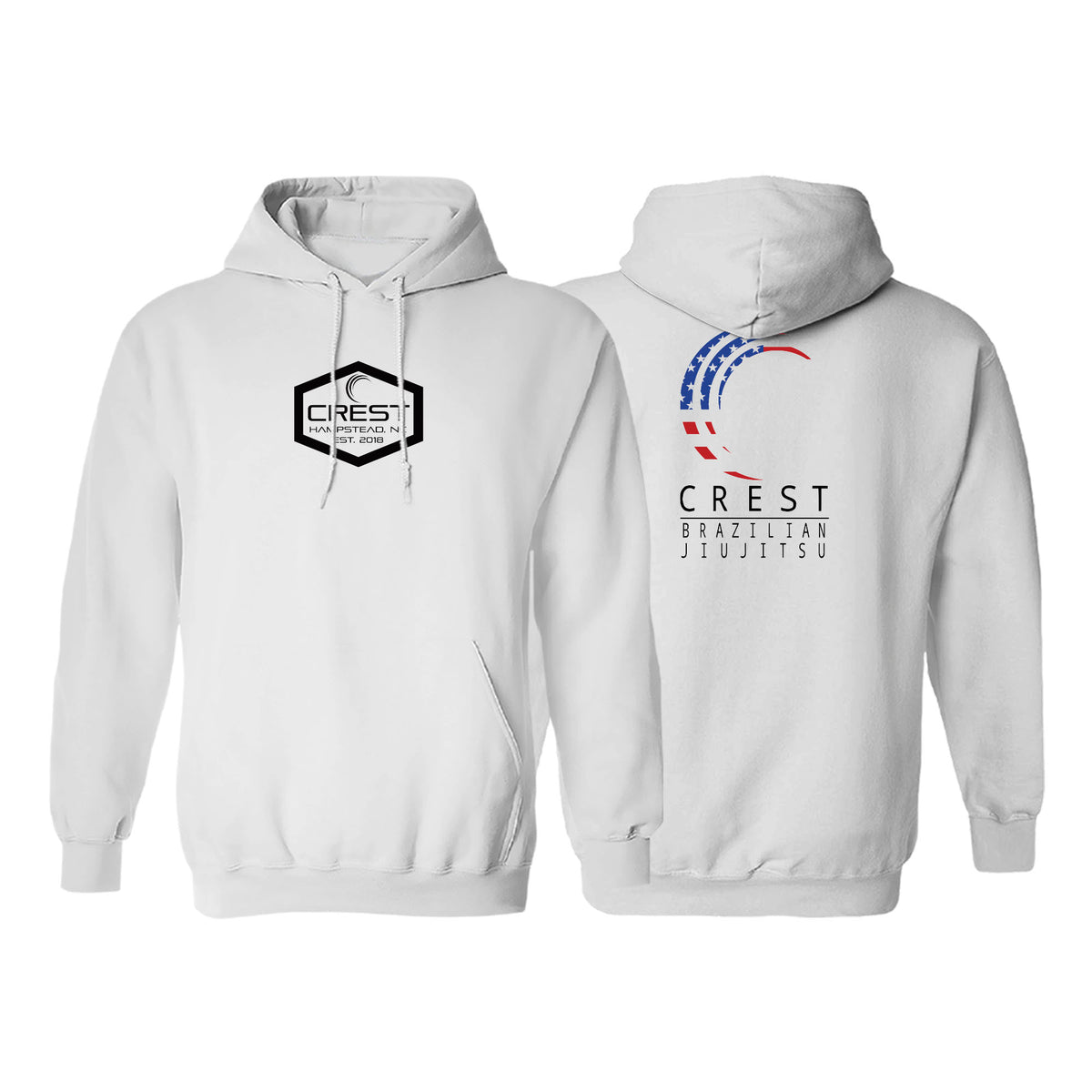 Crest Brazilian Jiu Jitsu Academy Sweater Hoodie #8008 A