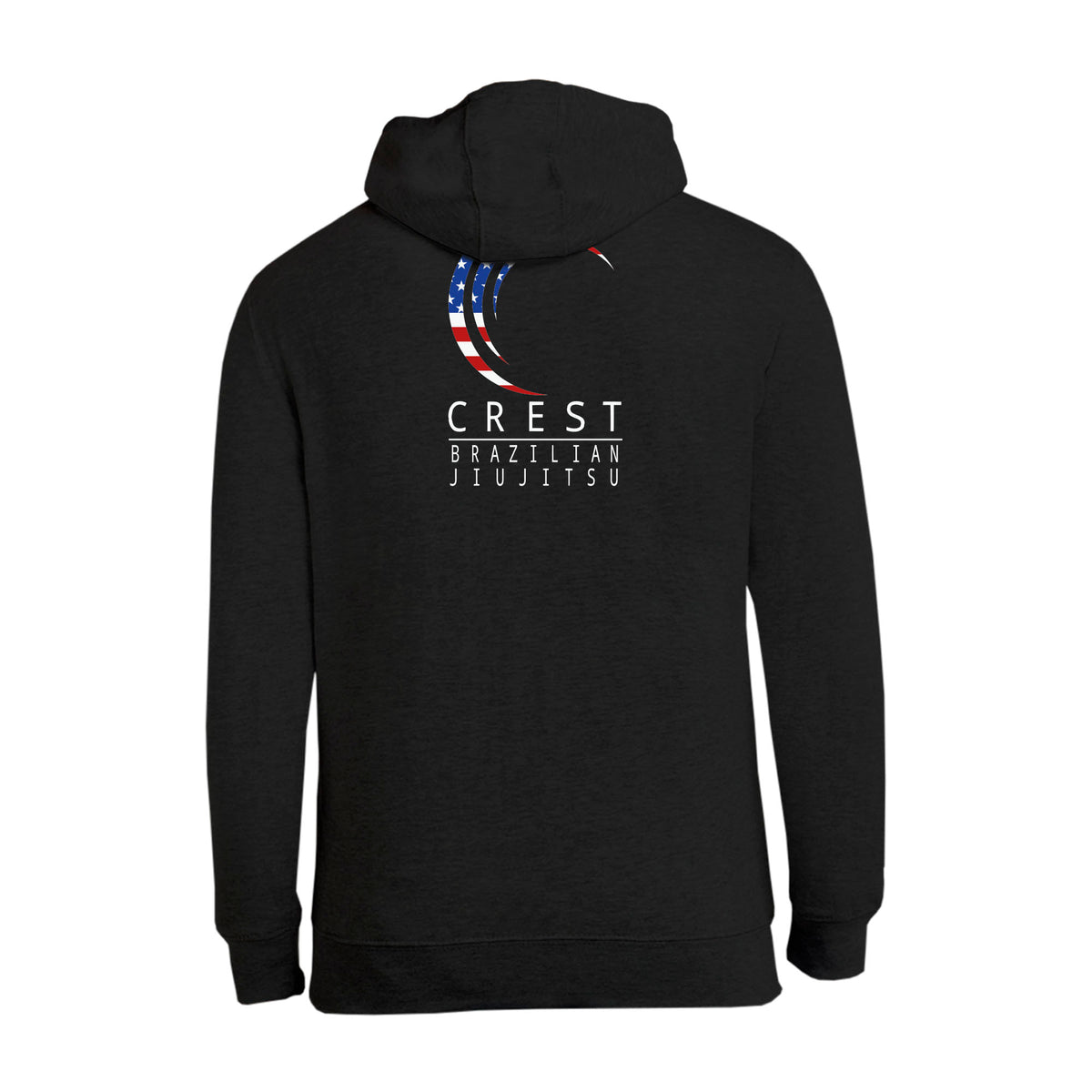 Crest Brazilian Jiu Jitsu Academy Zip-Up Hoodies #8008 A