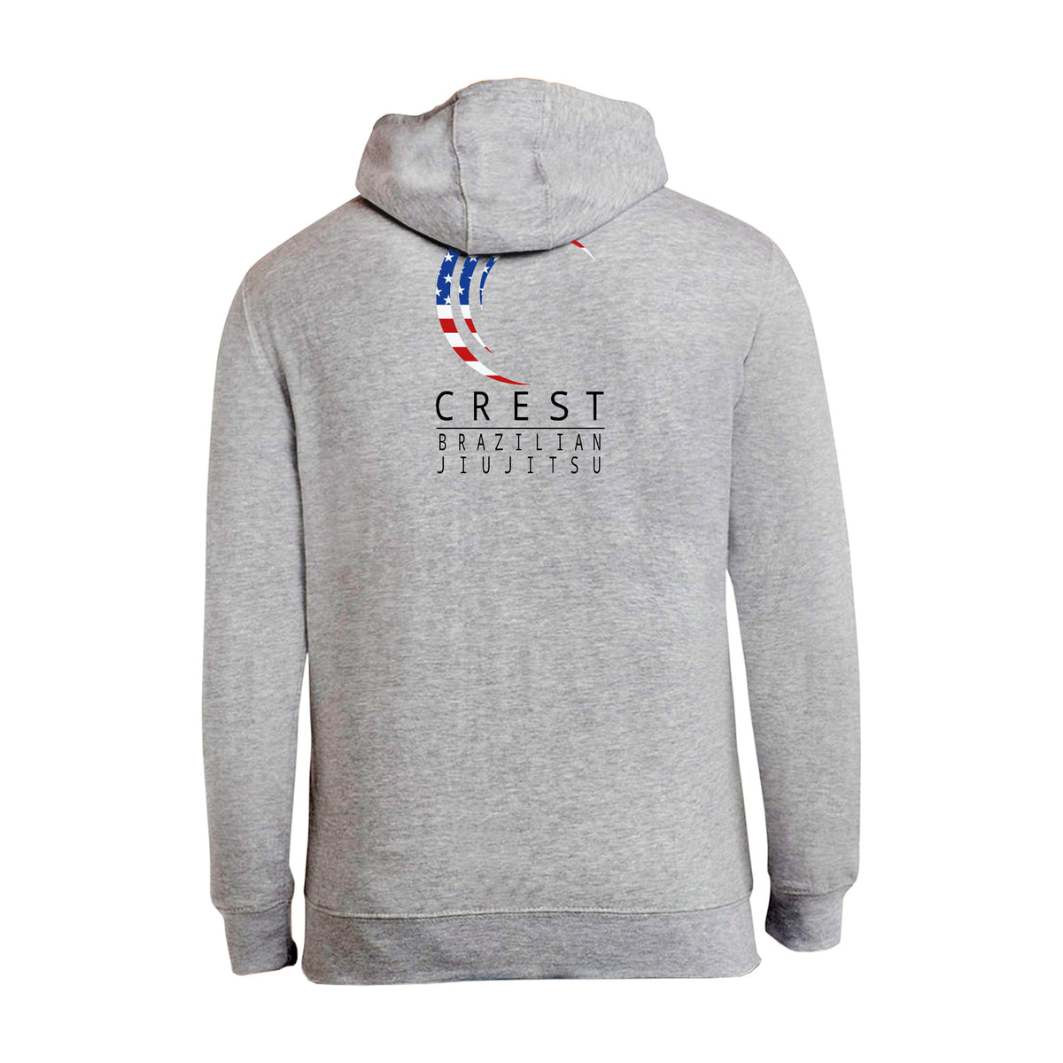 Crest Brazilian Jiu Jitsu Academy Zip-Up Hoodies #8008 A