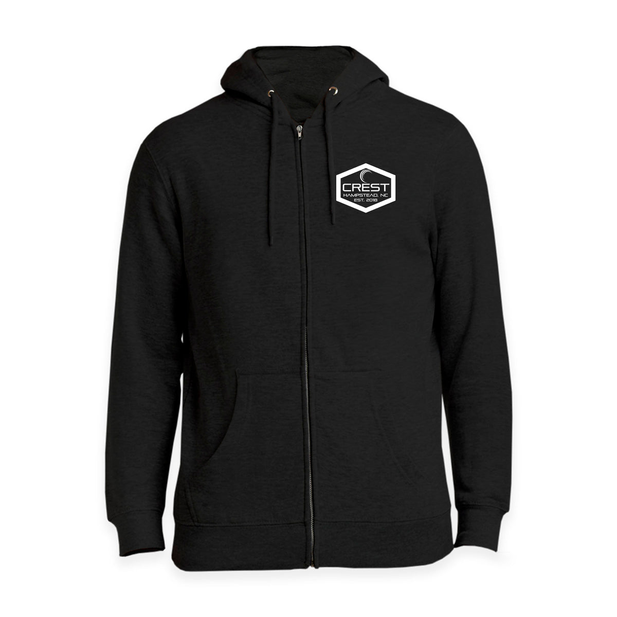 Crest Brazilian Jiu Jitsu Academy Zip-Up Hoodies #8008 A