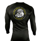 New Breed All Black Custom Rash Guards Long Sleeves #8009