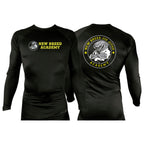 New Breed All Black Custom Rash Guards Long Sleeves #8009