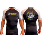 New Breed All Black Ranked Short Sleeve Rash Guards #8009