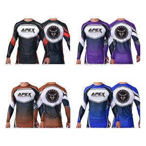 American Top Team Ashburn Academy Ranked Long Sleeve Rash Guards #8010