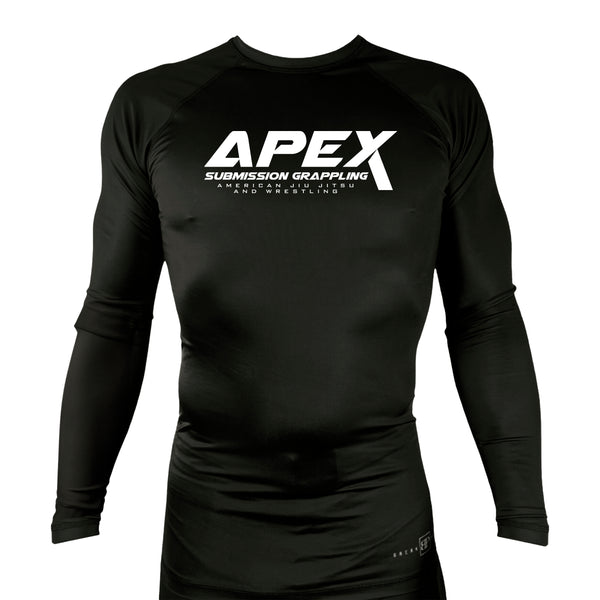 American Top Team Ashburn All Black Custom Rash Guards Long Sleeves #8 ...