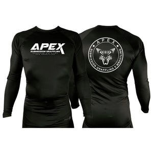 American Top Team Ashburn All Black Custom Rash Guards Long Sleeves #8010