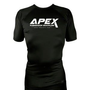 American Top Team Ashburn All Black Custom Rash Guards Short Sleeves #8010