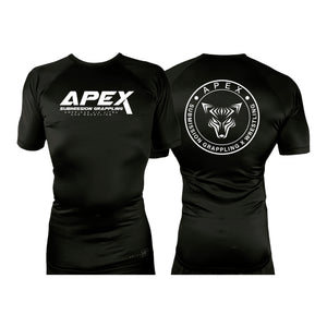 American Top Team Ashburn All Black Custom Rash Guards Short Sleeves #8010