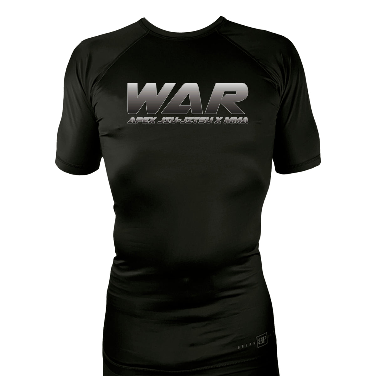 American Top Team Ashburn All Black Custom Rash Guards Short Sleeves #8010 C