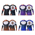 Journeyman Grappling Academy Ranked Long Sleeve Rash Guards #8011 A