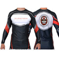 Journeyman Grappling Academy Ranked Long Sleeve Rash Guards #8011 A