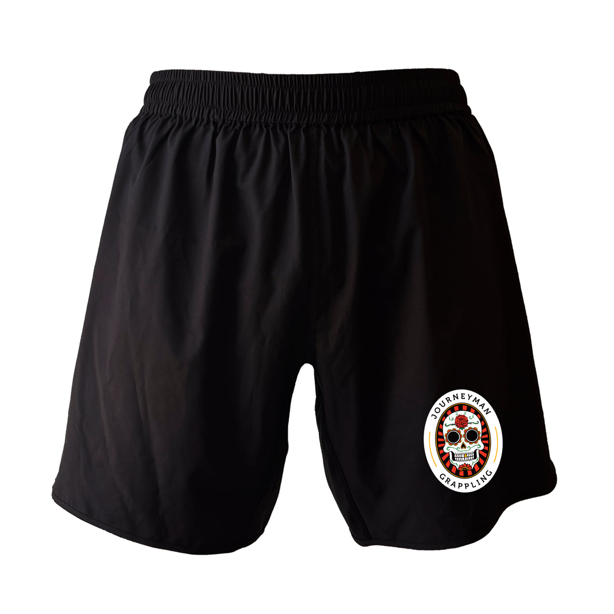 Journeyman Grappling All Black Custom Shorts 2.0 #8011 A