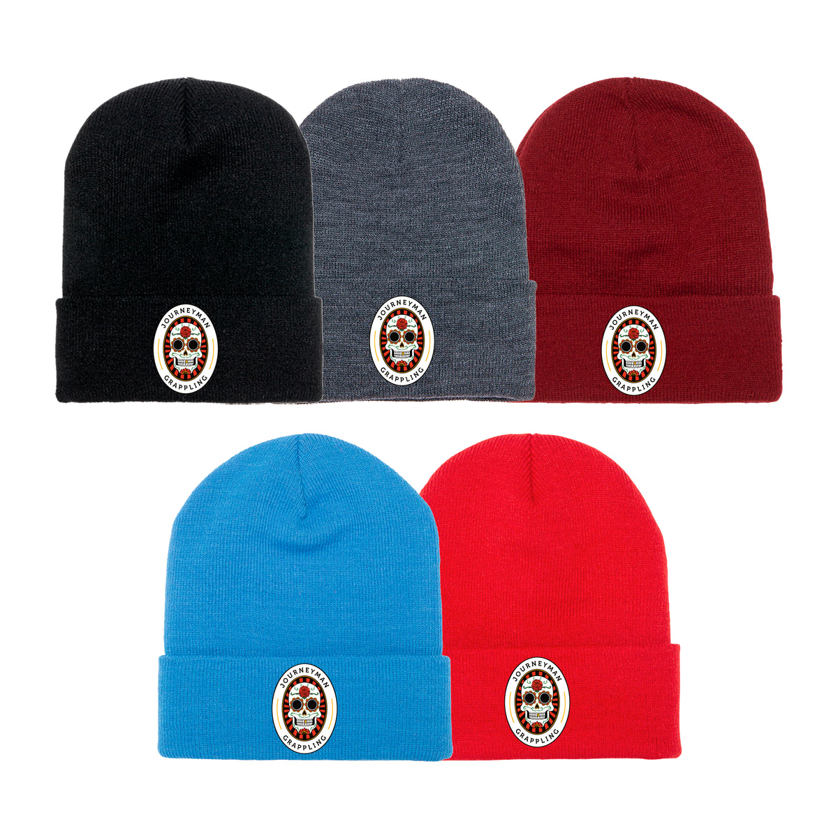 Journeyman Grappling Academy Beanies - Woven patch #1071