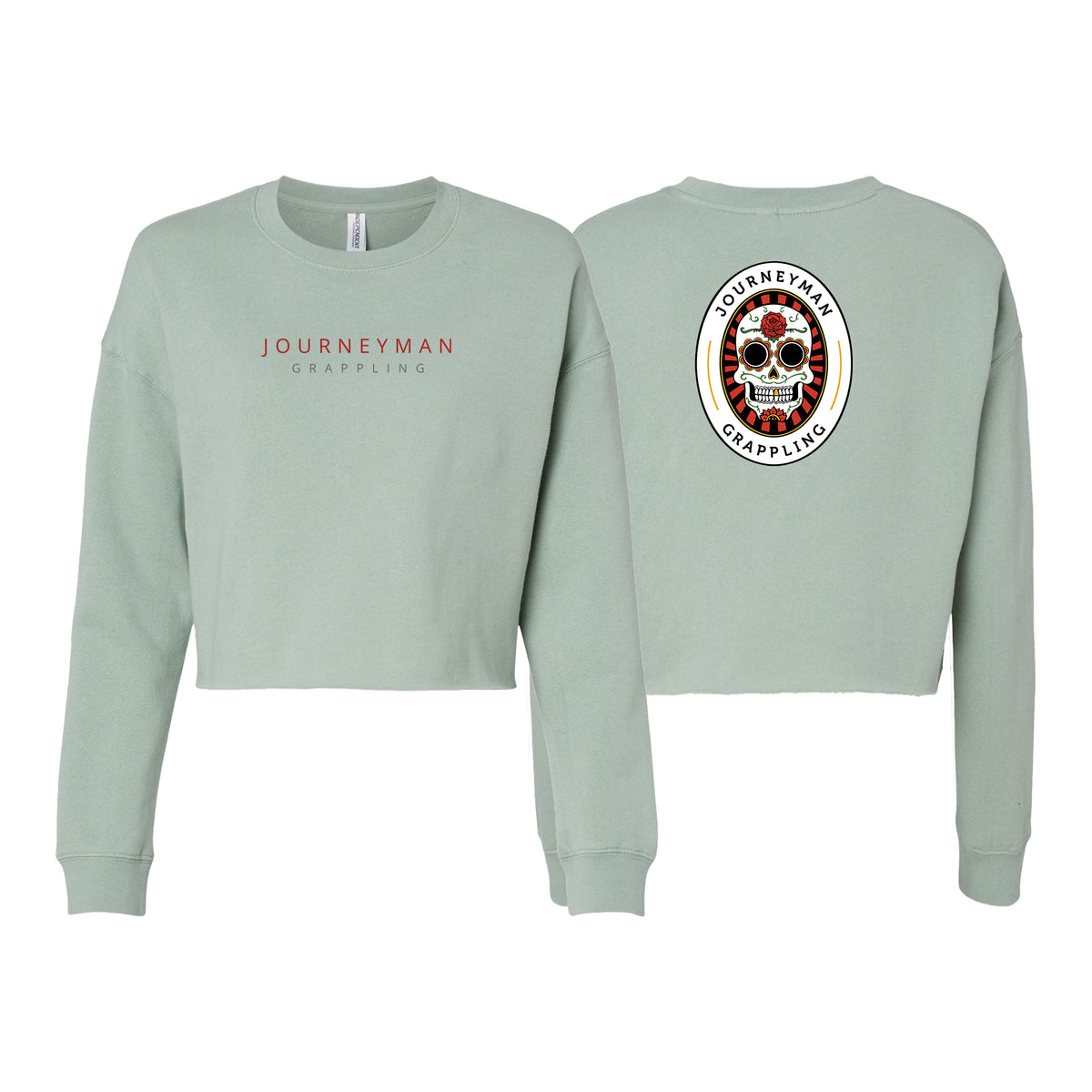 Journeyman Grappling Women's Cropped Crewneck Sweatshirt #8011 C