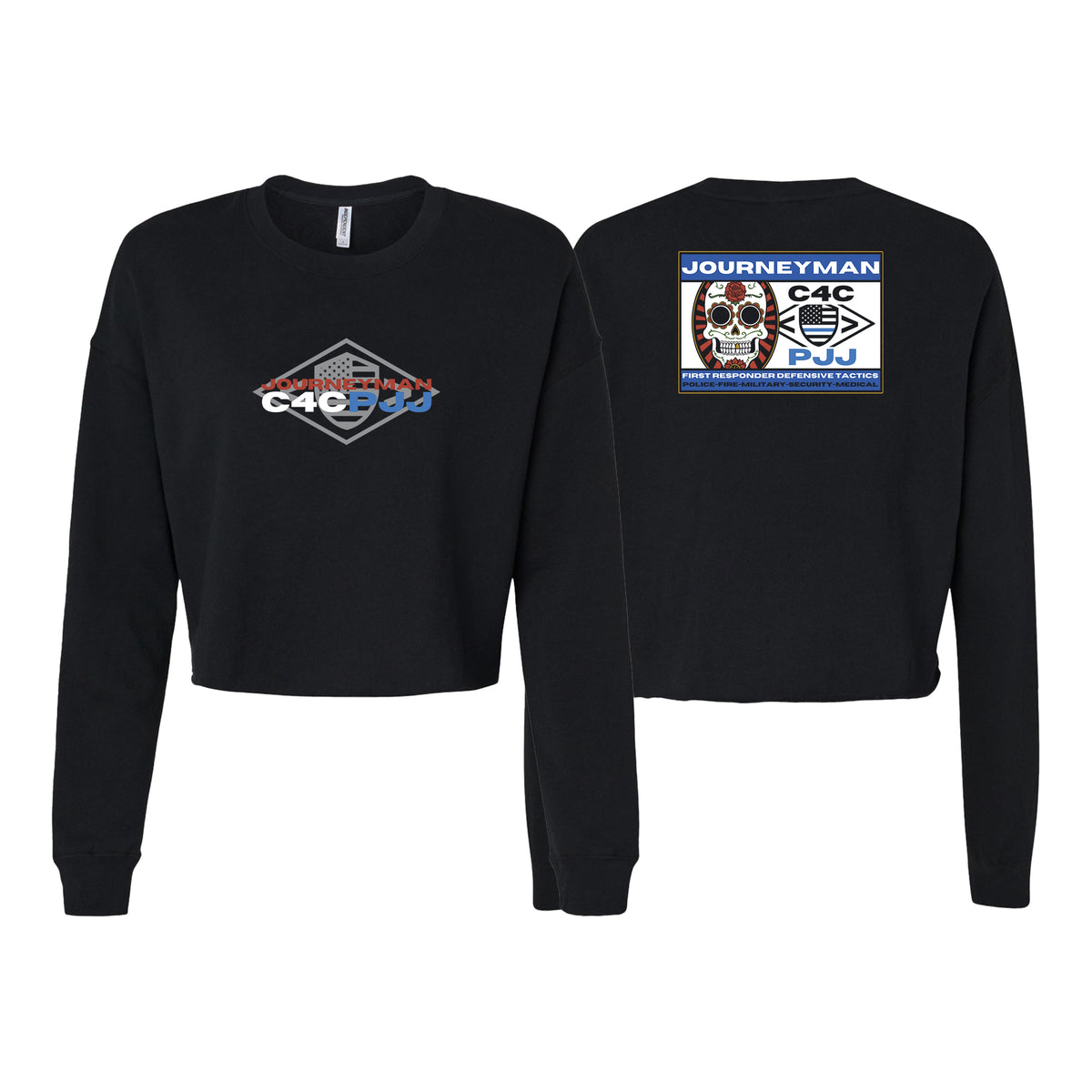 Journeyman Grappling Women's Cropped Crewneck Sweatshirt #8011 E