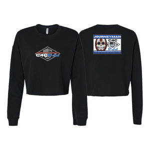 Journeyman Grappling Women's Cropped Crewneck Sweatshirt #8011 E