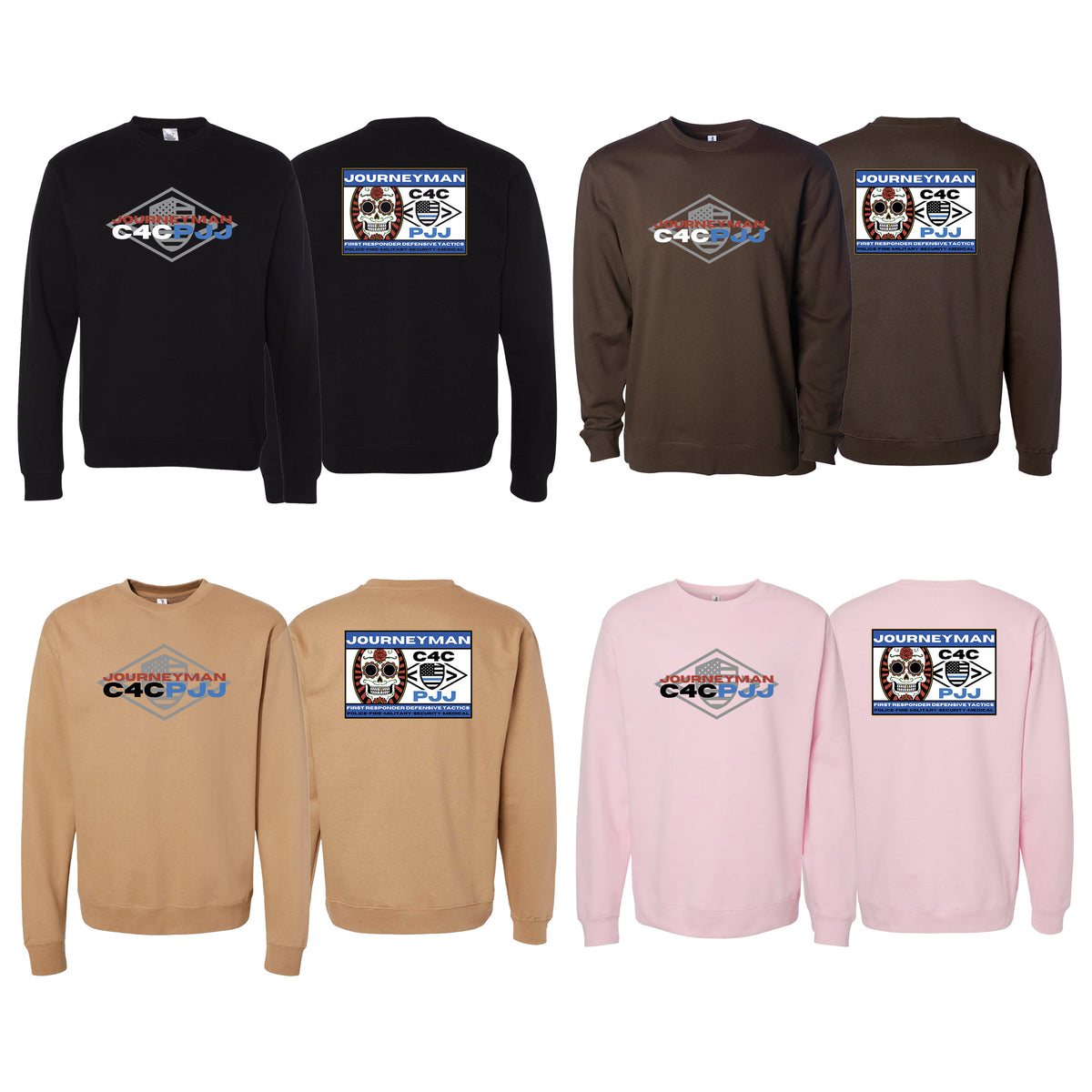 Journeyman Grappling Academy Crewneck Sweatshirt #8011 E