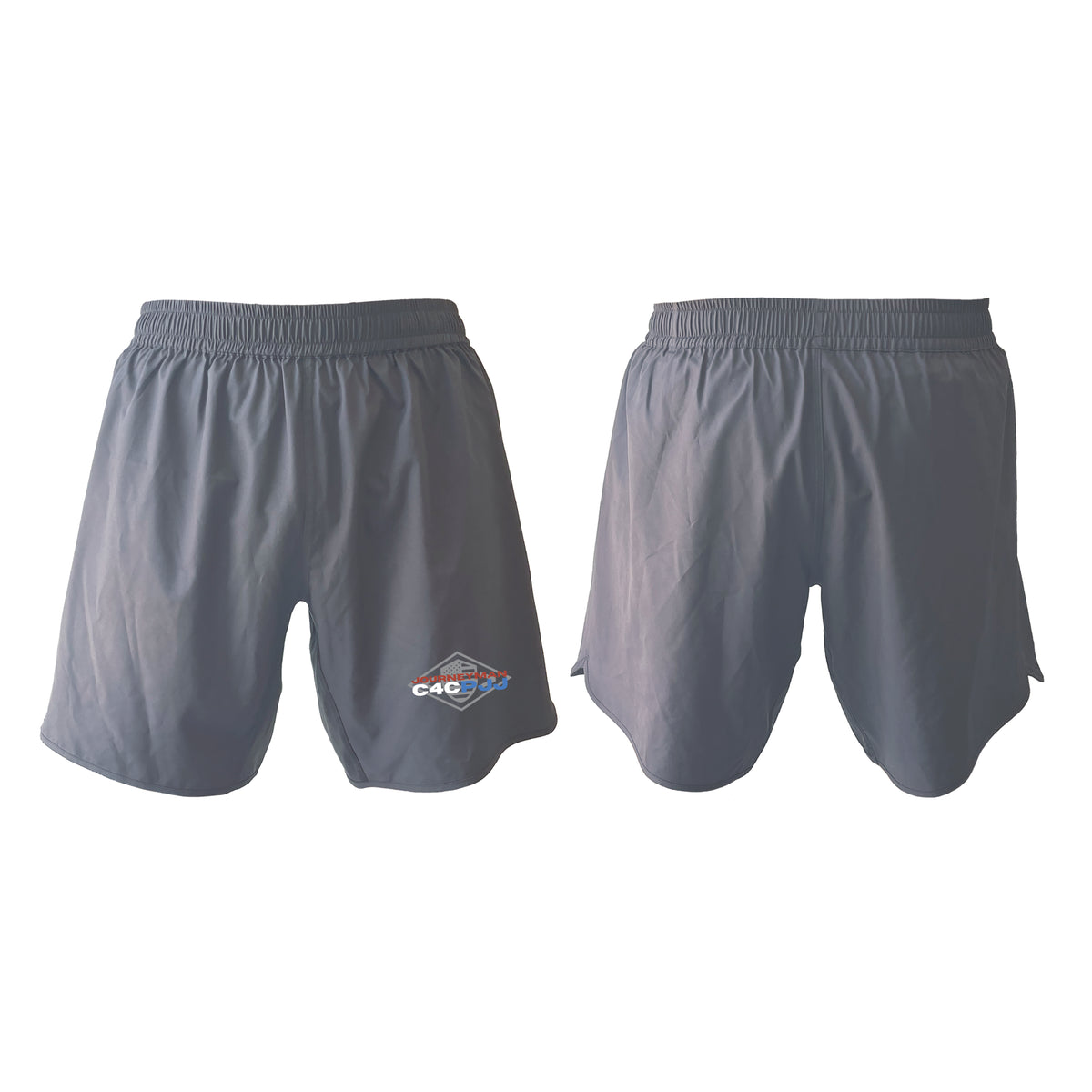Journeyman Grappling Custom Grey Shorts 2.0 #8011 E